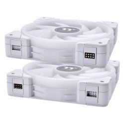 Alternative view of Thermaltake SWAFAN EX12 RGB PC Cooling Fan White TT Premium Edition (Pack-3)