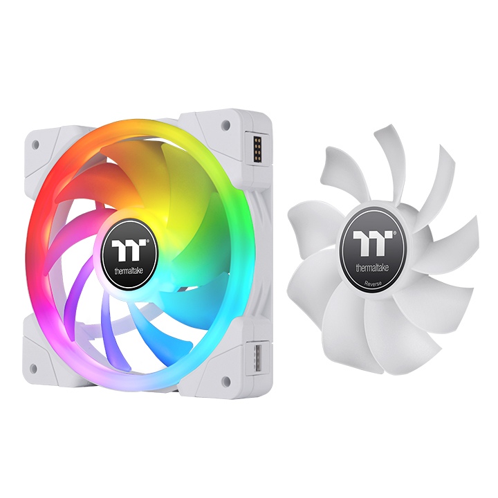 Thermaltake SWAFAN EX14 RGB PC Cooling Fan White TT Premium Edition (Pack-3) – Image 4