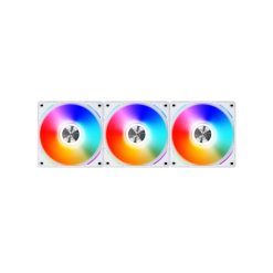 Lian Li Uni Fan AL120 RGB Par 3 (blanc) + Contrôleur