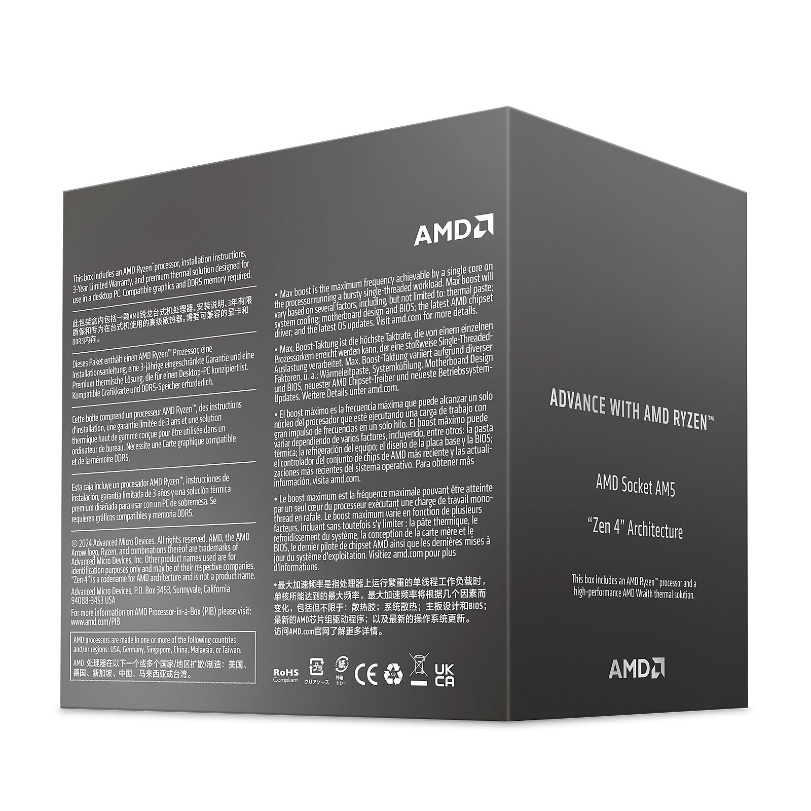 AMD Ryzen 5 8400F Wraith Stealth (4.2 GHz 4.7 GHz) – Image 4