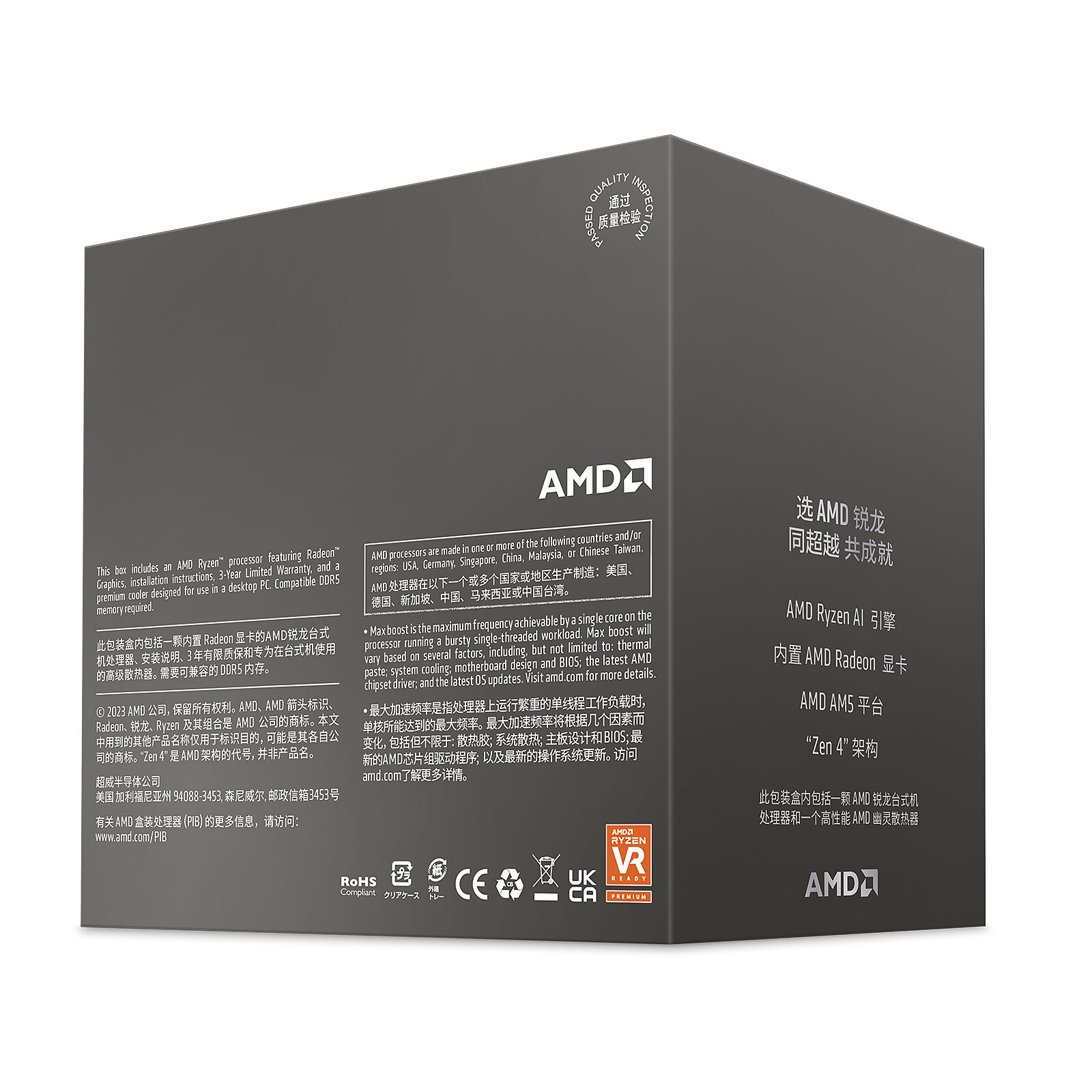 AMD Ryzen 5 8600G Wraith Stealth (4.3 GHz 5.0 GHz) – Image 5