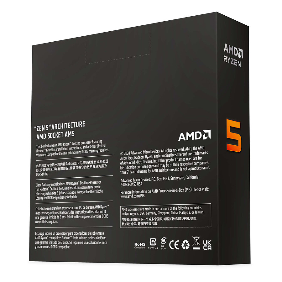 AMD Ryzen 5 9600X (3.9 GHz / 5.4 GHz) – Image 2