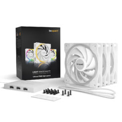 be quiet! Light Wings 120 mm PWM High Speed ARGB Triple Pack (blanc) – Image 5