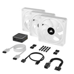 Corsair iCUE LINK QX120 RGB Starter Kit (Blanc) – Image 5