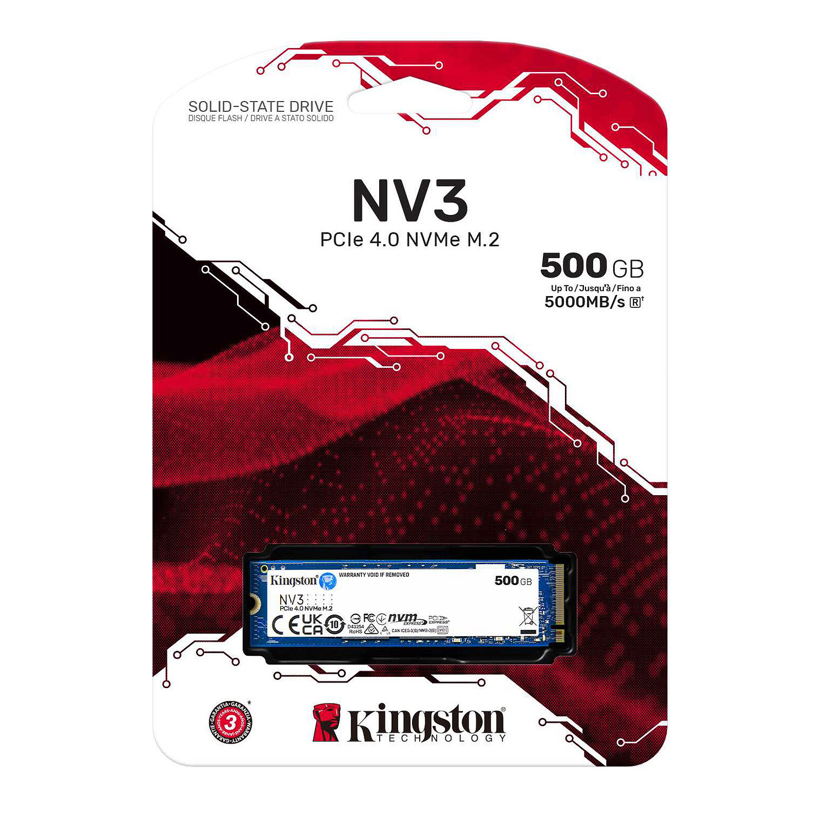 Kingston SSD NV3 500 Go – Image 3
