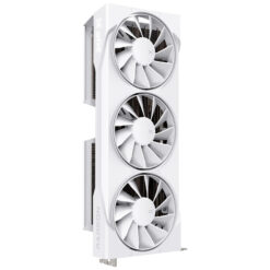 Alternative view of XFX Swift AMD Radeon RX 9070 OC Blanc Triple Fan Gaming Edition